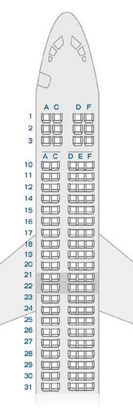 Easyjet A320 Seat Map