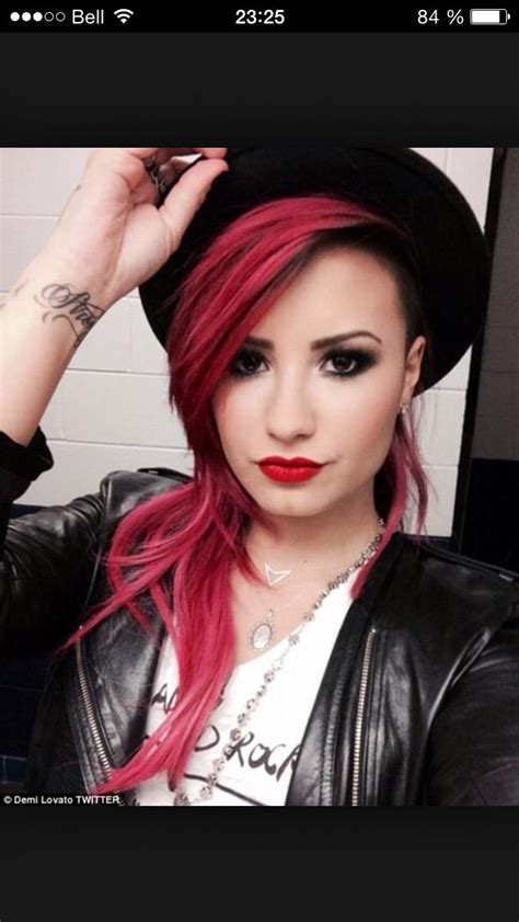Reddish Demi Lovato 2014 Hair Styles 2014 Celebrity Hairstyles
