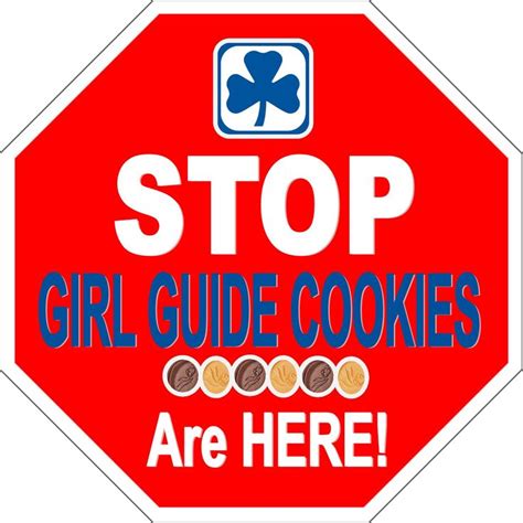 STOP! It's Girl Guide cookie time! | Girl Guides - Cookie Sales ...