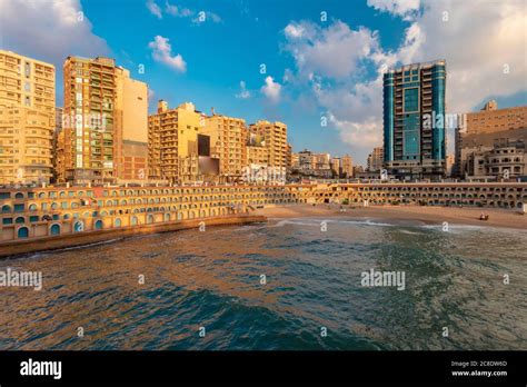 Beach Alexandria Egypt Hi Res Stock Photography And Images Alamy