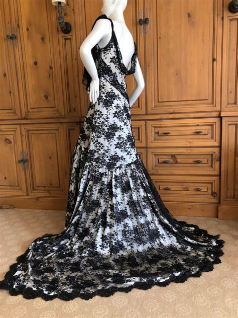 Christian Dior By John Galliano Lace Overlay Evening Or Wedding Dress W