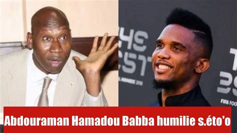 Hamadou Baba Humilie S Etoo Youtube