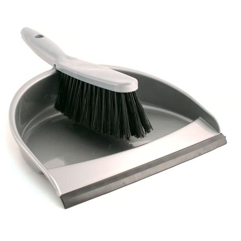 Plastic Dustpan And Brush Set Value Dust Pan With Stiff Hand Brush
