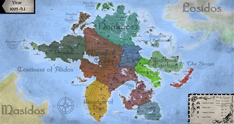 Map Of Custom Fantasy World I Made While Back Lore In Comments R