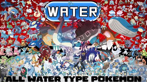 Pokemon All Water Types