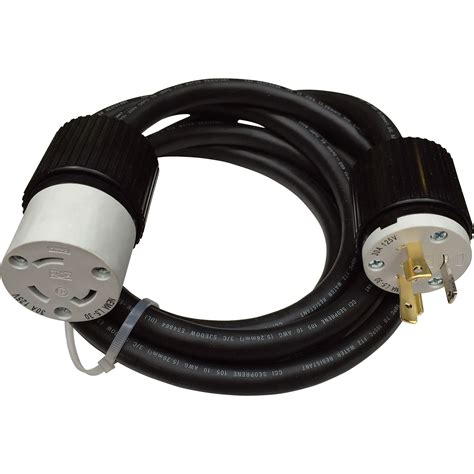 Reliance Generator Power Cord — 30 Amps 125 Volts 20ft Model