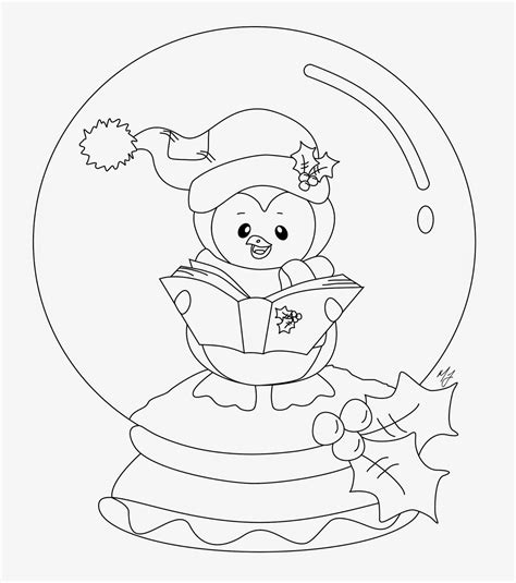 Download and print your page here! Christmas Snow Globes Coloring Pages Sketch Coloring Page