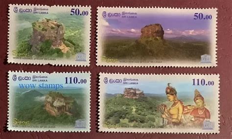 Sigiriya Unesco World Heritage Sites Of Sri Lanka Stamps Set Picclick