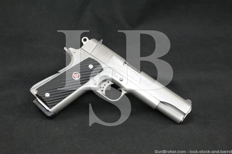 Colt Delta Elite Stainless 10mm 1911 Government Semi Auto Pistol Mfd