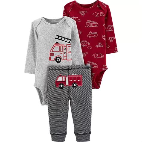 Carters Baby Boys 3 Piece Little Character Set Baby Boys 0 24m Baby