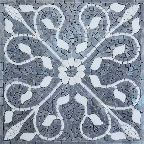 Floral Mosaic Tile Ladonna Geometric Mozaico