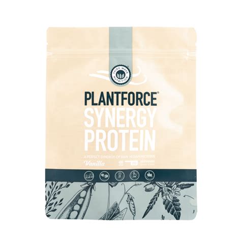 Plantforce Protein Vanilje Synergy G Se Pris Butikker Hos