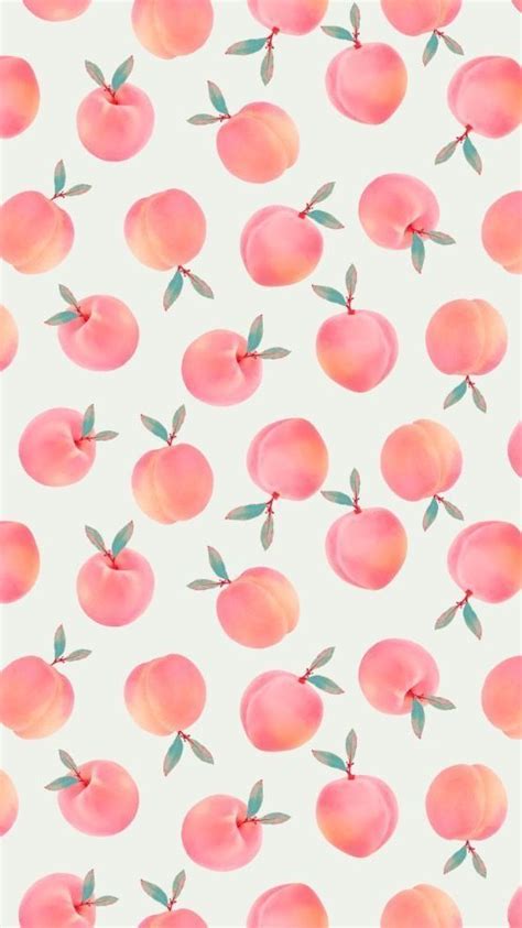 Peaches Peach Wallpaper Fruit Wallpaper Aesthetic Iphone Wallpaper
