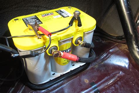 Batteries On The Move Battery Trunk Relocation Hot Rod Network