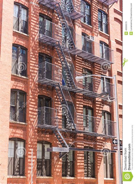 Brooklyn Brickwall Facades In New York Stock Image Image Of Ancient