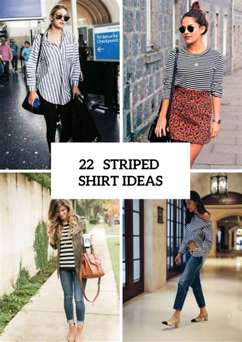 22 Charming Striped Shirt Outfits To Repeat Styleoholic