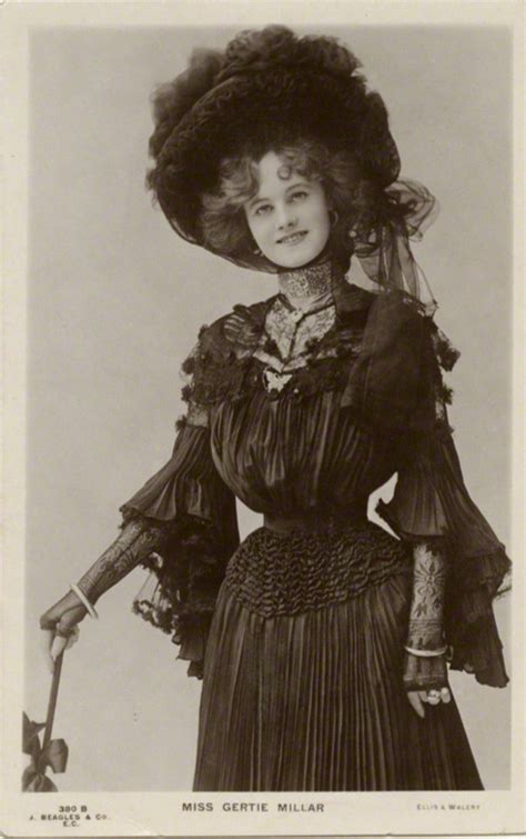 English Actress And Singer Of The Early 20th Century Gertrude Gertie