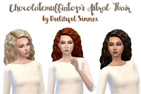 Chocolatemuffintops Astral Hair Recolors At Deeliteful Simmer Sims 4