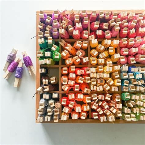 Dmc On Instagram Were Obsessed With This Clothes Peg Floss Storage