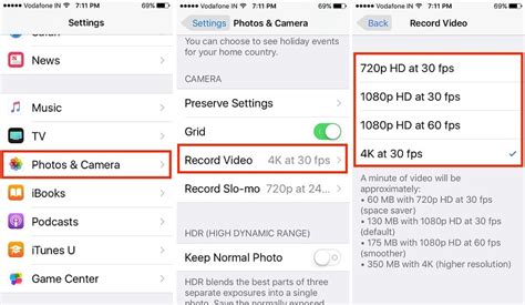 To check if you have icloud photo library enabled, go to settings > photos and see if icloud photo library is on and you have 'optimize storage' selected. How to Change iPhone Camera Resolution Settings: Photo ...