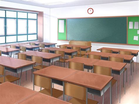 Check spelling or type a new query. Class Room Background by AmberClover | Cenário anime, Sala ...