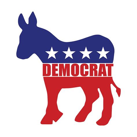 Democrat Donkey Logo By Democrat Redbubble