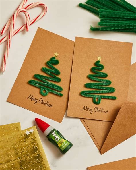 31 Easy Diy Christmas Cards Trendradars