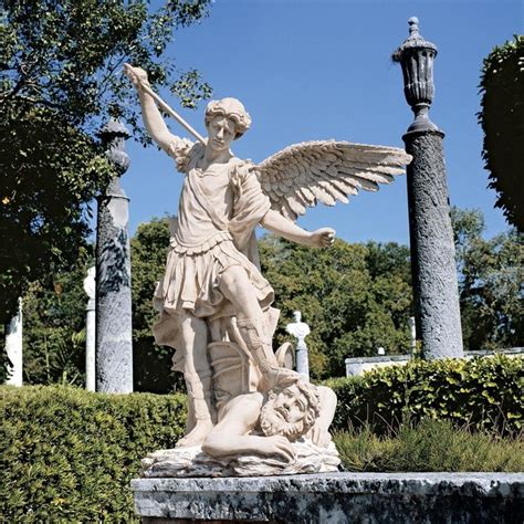 St Michael The Archangel Garden Statue 49 ⋆ Virgo Sacrata