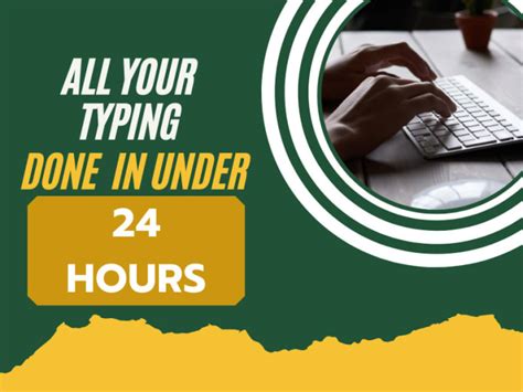 Do All Your Typing Work In Under 24 Hours By Esthermaina Fiverr