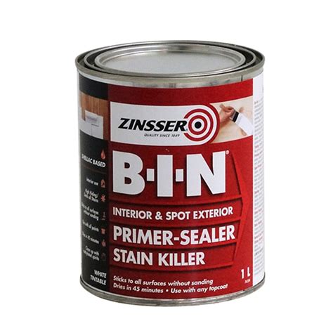 Zinsser 1l B I N Primer Sealer Stain Killer Bunnings Warehouse