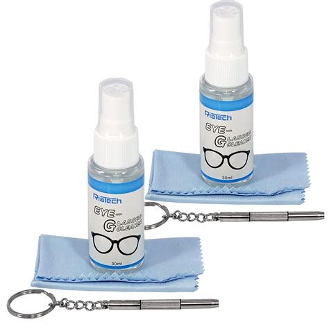 Riatech 2 Pack Premium Lens Cleaner Spray With Microfiber Cloth And Screwdriver Kit For