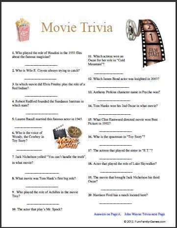 Do you know all there is to know about disney from the classics to the latest releases? Movie, TV trivia covers a wide spectrum of viewing ...