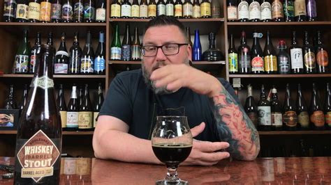 Massive Beer Reviews 1142 Boulevard Brewing Whiskey Barrel Stout Youtube
