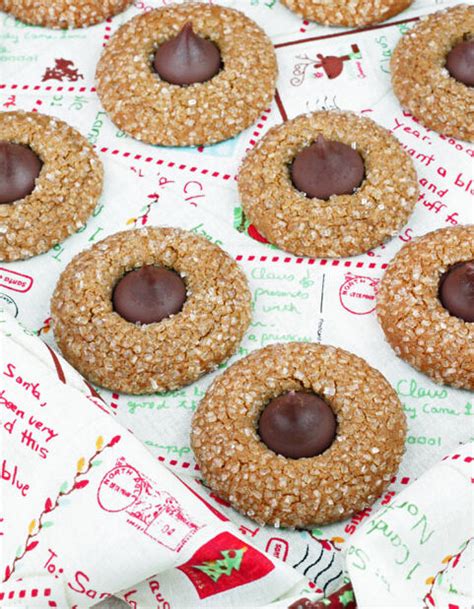 Hershey Kiss Gingerbread Cookies Taste Of Recipe