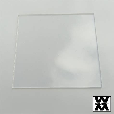 Clear Acrylic Sheet 300x300mm 3mm Thick Walmont