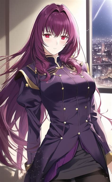 Anime Anime Girls Fate Serisi Fategrand Order Scathach Uzun Saç