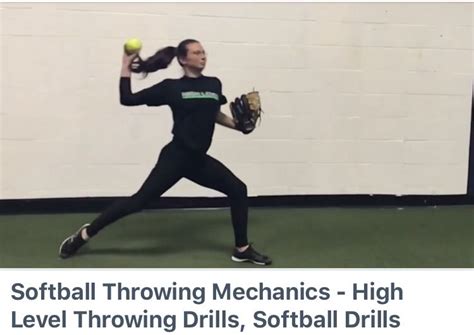 High Level Throwing®️softball Throwing Mechanics Softball Drills