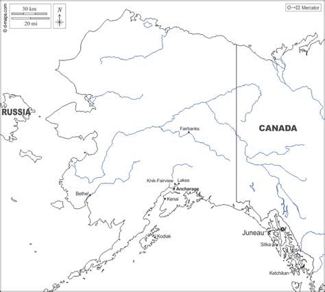Alaska Mapa Gratuito Mapa Mudo Gratuito Mapa En Blanco Gratuito