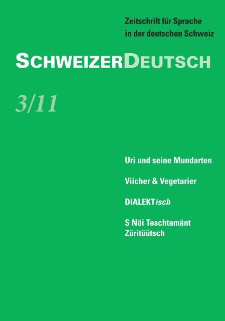 Normalisierung Kaliber Ohr Schweizerdeutsch Z Hlen Partina Stadt