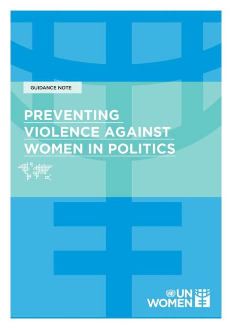 Guidance Note Preventing Violence Against Women In Politics Un Women
