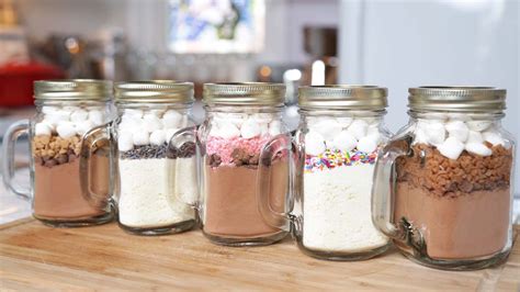 5 Hot Chocolate In A Jar Recipes Edible Ts Youtube