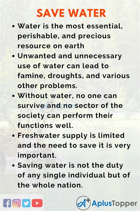 Importance Of Water Conservation Essay Telegraph
