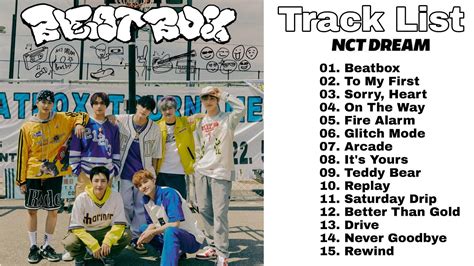 Track List Nct Dream Beatbox The 2nd Repackage Album Youtube