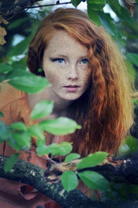 hello march ♧ beautiful freckles beautiful redhead beautiful people beautiful women three