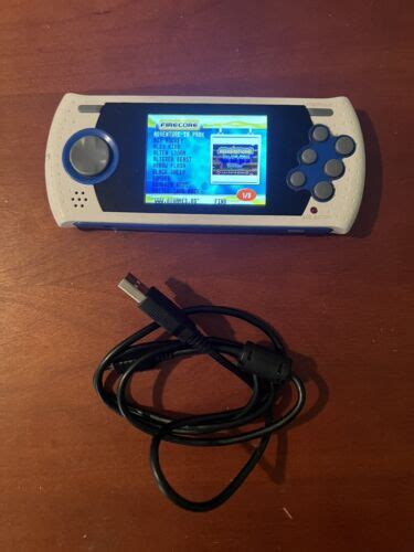 Atgames Sega Genesis Portable Handheld Video Game White Ebay