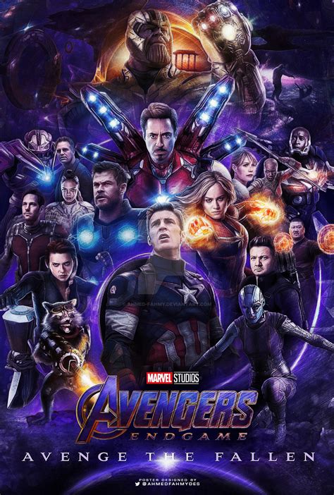 Avengers Endgame Fan Made Poster By Ahmed Fahmy By Ahmed Fahmy On