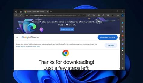 Microsoft Edge Markeert De Chrome Installatie Per Ongeluk Als