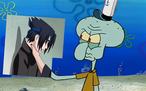 Squidward Sasuke Choke Edits Know Your Meme