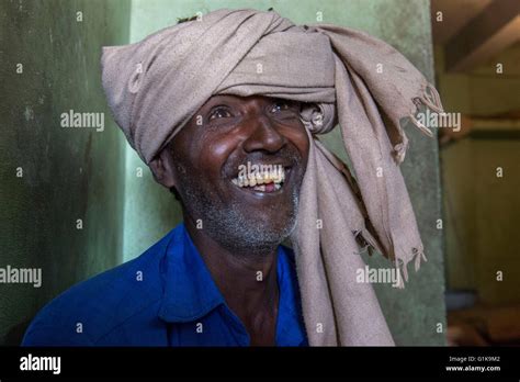 Villager Having A Laugh Kutch Stock Photo Alamy