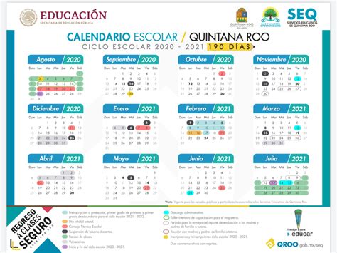 Listo Calendario Del Ciclo Escolar 2020 2021 Para Nivel Básico